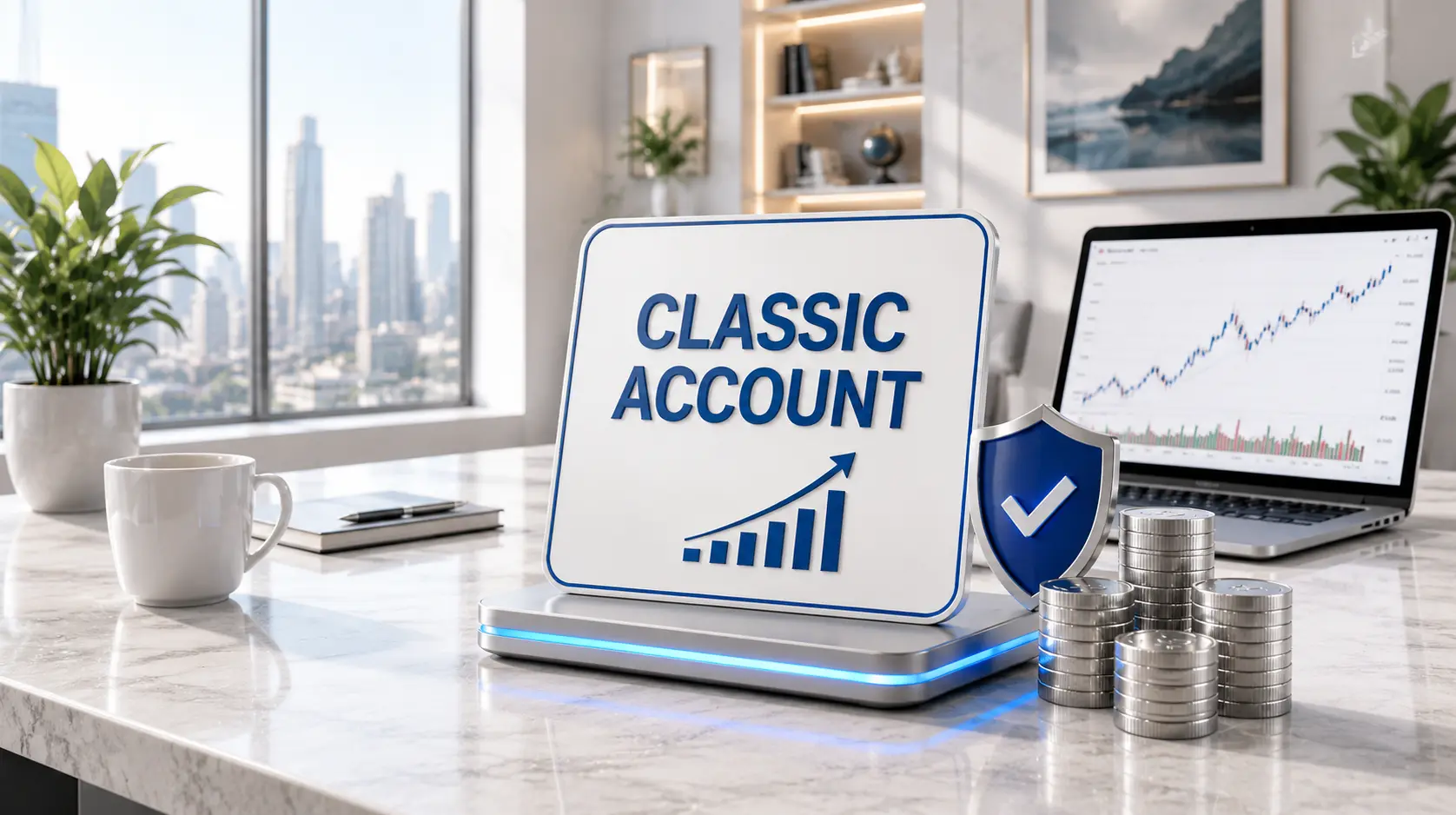 Classic account — low minimum deposit, competitive spreads, and zero commission